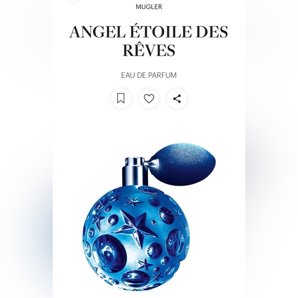 Thierry Mugler Angel Etoile des Reves Perfume. Discontinued. Flacon Gem bottle